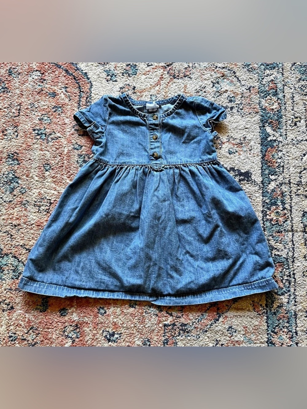 Hanna Andersson Easy Chambray Dress Size 2T